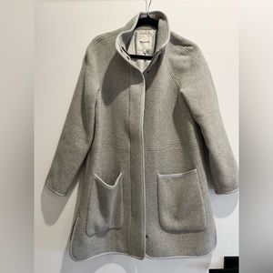 Madewell estate cocoon winter coat size M in grey